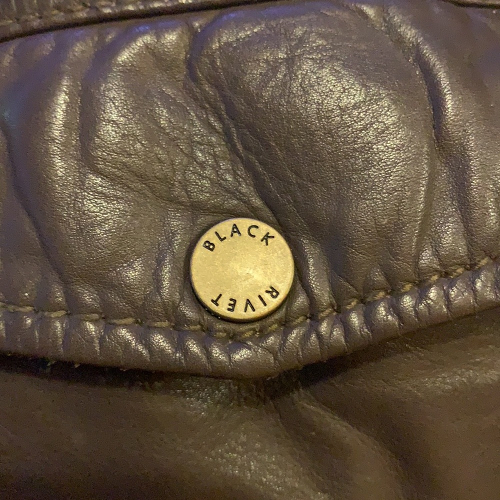 Black Rivet leather jacket. - Picture 4 of 7